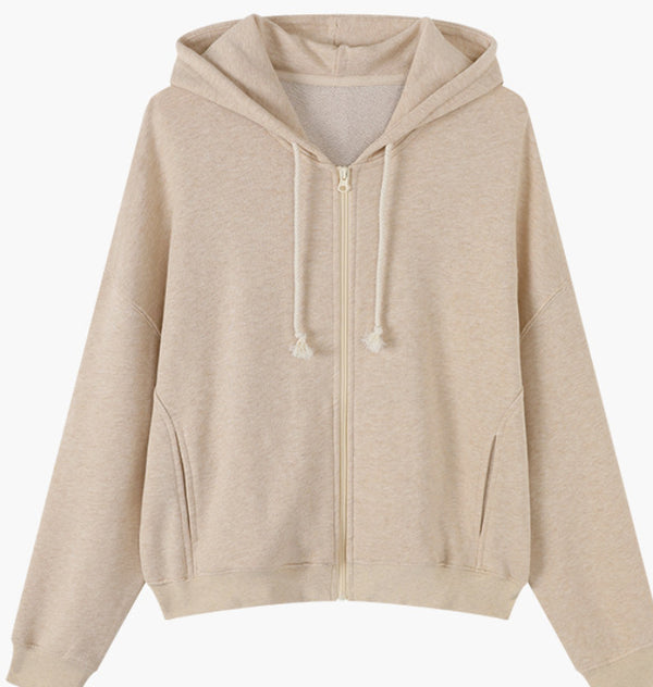 Cardigan con Cierre Relajado y Versátil