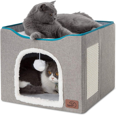Casita Felina Plegable 2 en 1 - Taburete y Refugio para Gatos - Image 20
