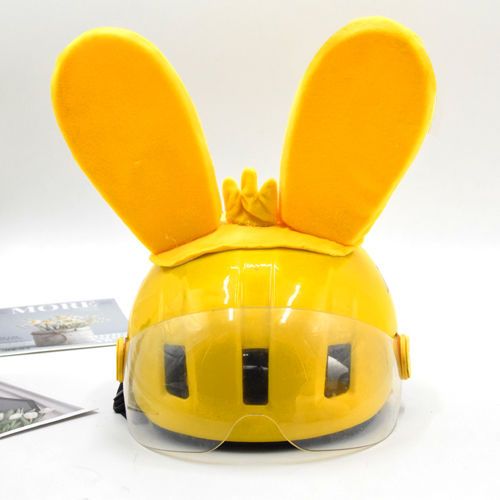 Adorno para Casco de Esquí Locomotora con Orejas Luminosas y Velcro