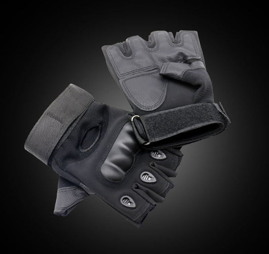 Guantes Tácticos de Medio Dedo para Hombre Estilo Fuerzas Especiales