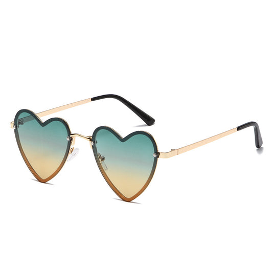 Gafas de Sol Decorativas con Diseño de Corazón Melocotón para Mujer - Image 11