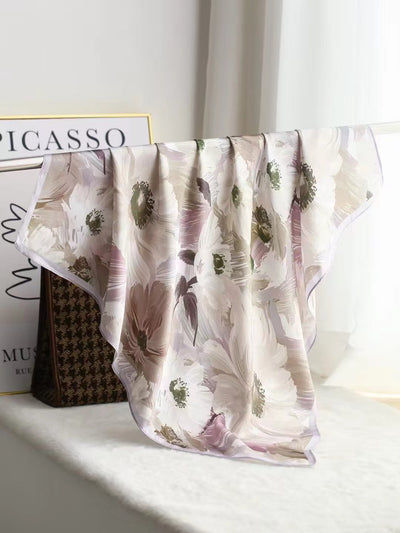 Pañuelo de Seda Cuadrado Lujo Elegante - Accesorio Premium para Regalo - Image 33