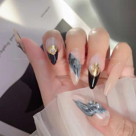Parches de Uñas Nude Transparente - Acabado Cristalino y Duradero - Image 3