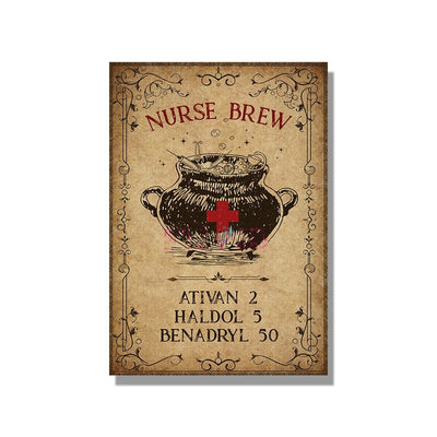 Póster de Brujería Witchcraft Nórdico con Magia Divertida - Image 5
