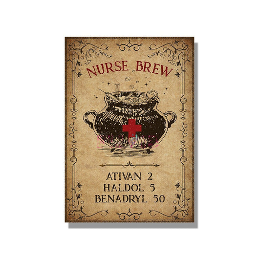 Póster de Brujería Witchcraft Nórdico con Magia Divertida - Image 5