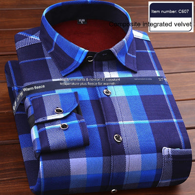 Camisa Térmica Acolchada a Cuadros para Hombre - Image 10