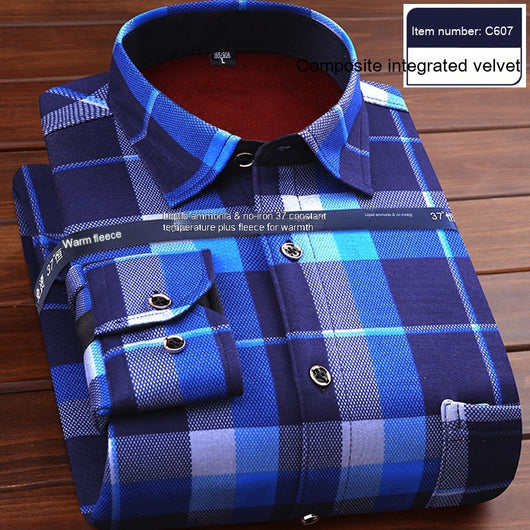 Camisa Térmica Acolchada a Cuadros para Hombre - Image 10
