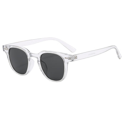 Brown square-frame sunglasses with brown lenses, suitable for sun protection and fashion wear. - Image 4