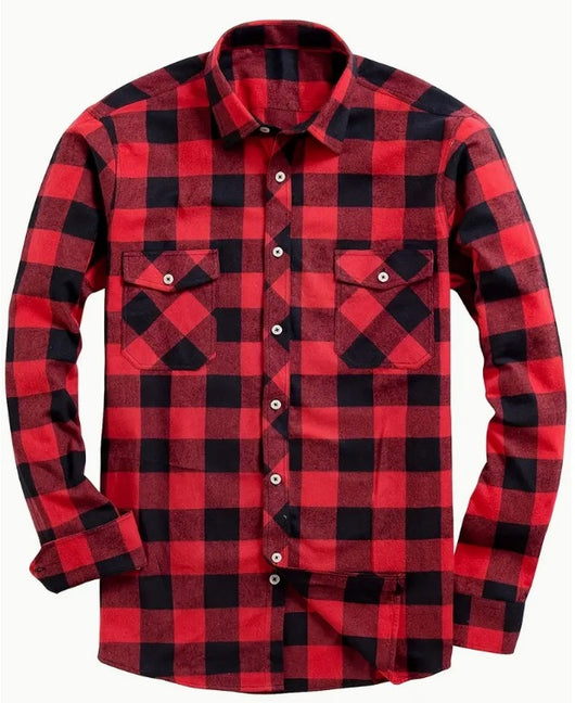Camisa Franela Cuadros Hombre Corte Relajado - Image 14