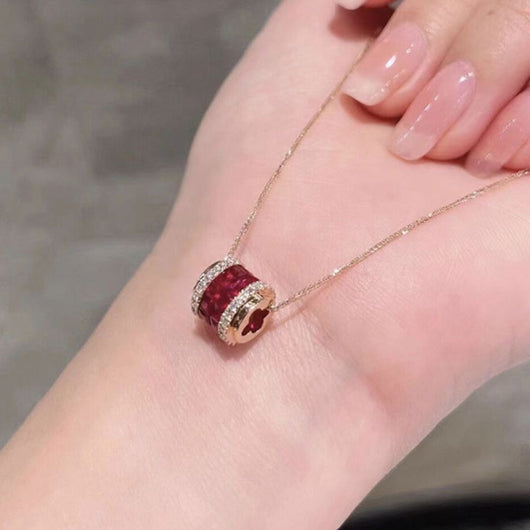 Cadena de Clavícula Roja Personalidad para Mujer - Image 6