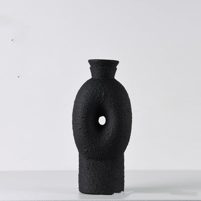 Arreglo Floral Geométrico Minimalista Negro - Image 2