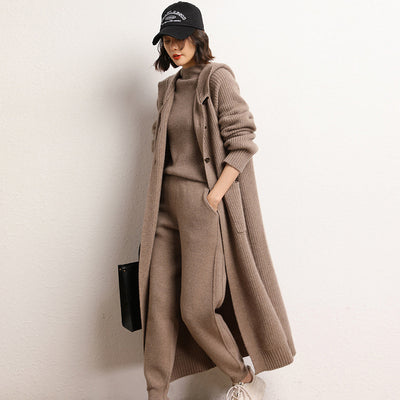 Abrigo Trench Grueso con Capucha y Botones de Cuerno - Image 7