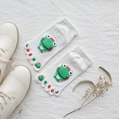 Calcetines de Algodón para Niño con Diseño de Rana - Dedos Separados Primavera Otoño - Image 8
