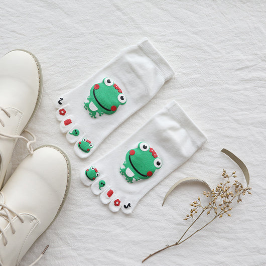 Calcetines de Algodón para Niño con Diseño de Rana - Dedos Separados Primavera Otoño - Image 8