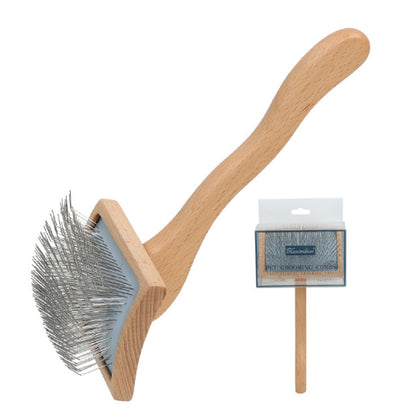 Peine Deslanador de Madera con Cuchilla de Aire y Aguja para Mascotas - Image 16