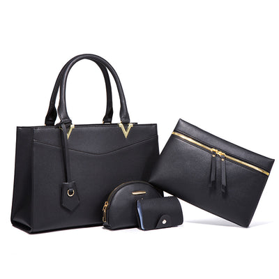 Conjunto de 4 Bolsas de Moda Europea y Americana de Gran Capacidad - Image 11