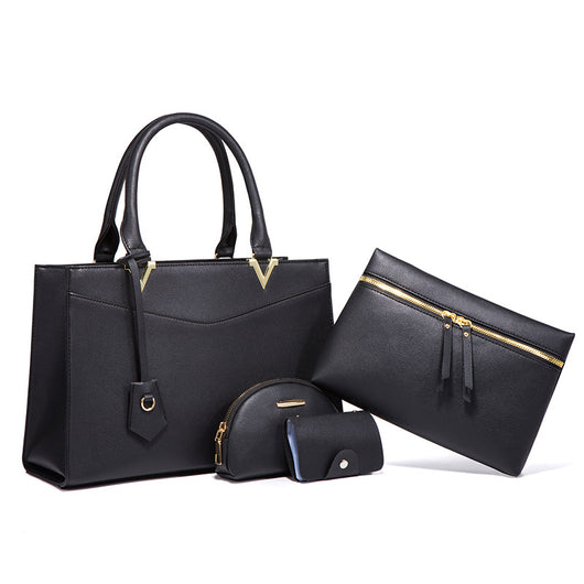 Conjunto de 4 Bolsas de Moda Europea y Americana de Gran Capacidad - Image 11