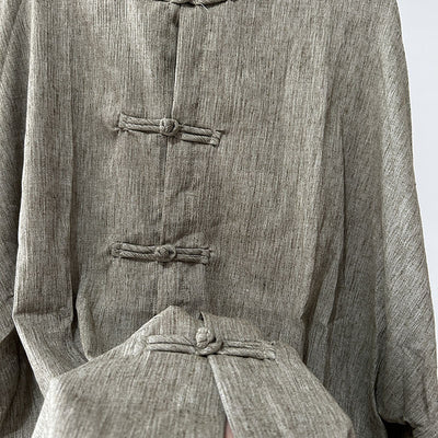 Blusa Holgada Estilo Chino con Efecto Fresco para Mujer - Image 7
