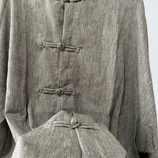 Blusa Holgada Estilo Chino con Efecto Fresco para Mujer - Image 7