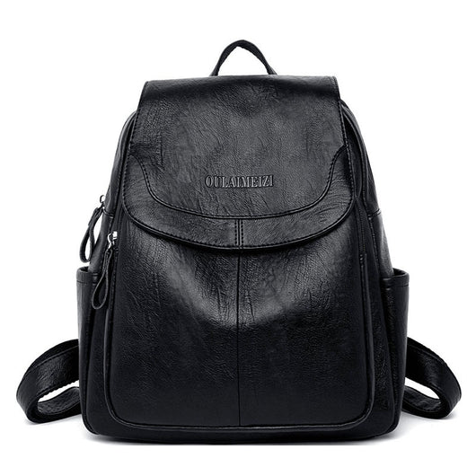 Mochila de Cuero Estilo Coreano para Mujer - Diseño Versátil y Elegante - Image 4