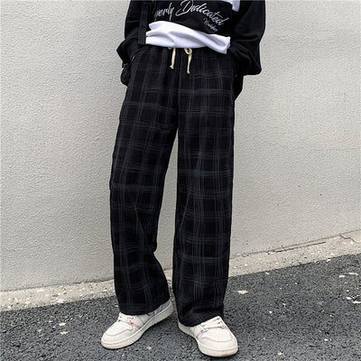 Pantalones de Pana Holgados Estilo Urbano Americano para Hombre - Image 3