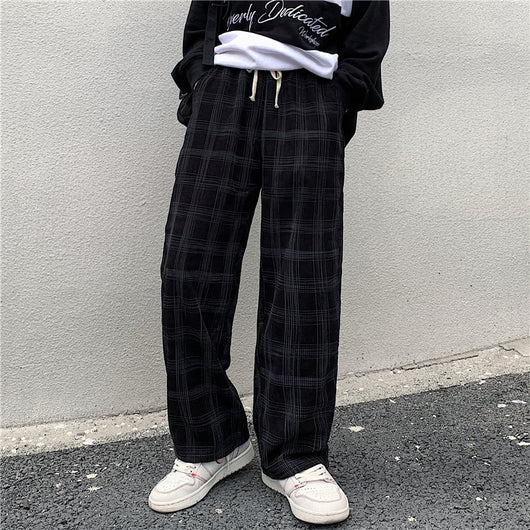 Pantalones de Pana Holgados Estilo Urbano Americano para Hombre - Image 3