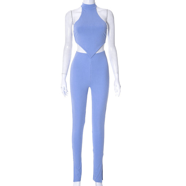 Pantalón Casual de Color Liso para Mujer - Traje Versátil - Image 7