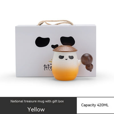 Taza Térmica Panda Hero con Tapa - Vaso para Agua y Bebidas - Image 9