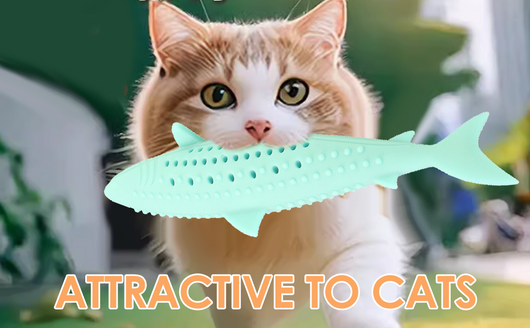 Juguete Interactivo de Silicona para Gatos - Forma de Pez con Hierba Gatera y Limpiador de Dientes - Image 13