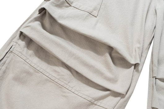 Pantalón Cargo Ancho con Pliegues y Cierre Lateral - Image 7