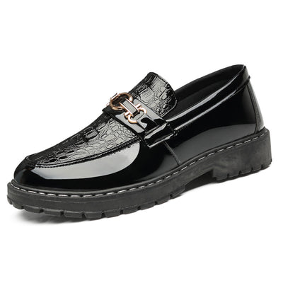 Zapatos de Cuero Británico para Hombre - Estilo Casual Brillante - Image 4