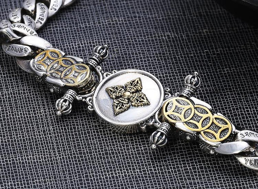 Pulsera Pixiu Vajra Giratoria Retro para Hombre - Image 11