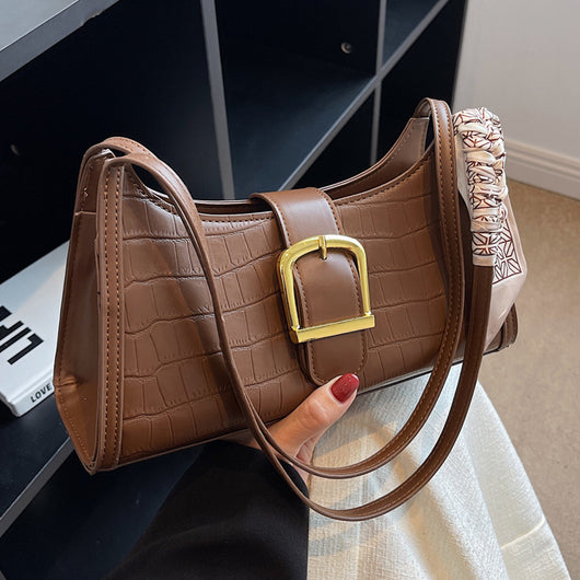 Bolso Bandolera Minimalista de Diseño Exclusivo - Bolsa Baguette de Moda Versátil - Image 18