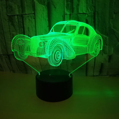 Luz Nocturna 3D USB para Auto - Diseño Clásico - Image 5