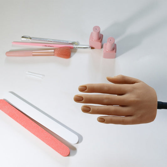 Mano de Silicona para Práctica de Uñas - Modelo Realista de Entrenamiento - Image 2