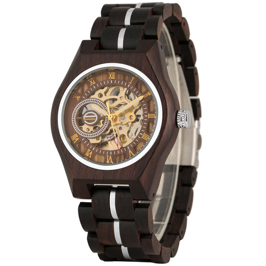 Reloj Automático para Hombre con Esfera Calada de Estilo Romano - Image 5