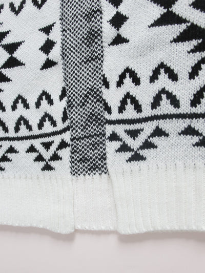 Cardigan Tejido Jacquard - Suéter Casual de Punto Largo - Image 6