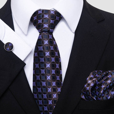Conjunto de Corbata, Pañuelo y Gemelos para Hombre - Elegancia Empresarial - Image 17
