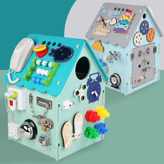 Casa Ocupada Montessori - Juguete Educativo DIY para Bebés y Niños Pequeños