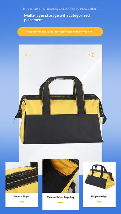 Bolsa de Herramientas Oxford 14 Pulgadas con Base Reforzada - Image 9