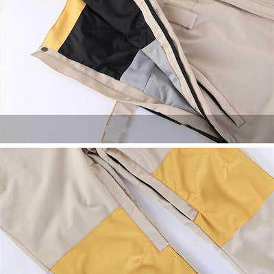 Pantalones de Esquí Impermeables Bicolor para Hombre y Mujer - Image 10