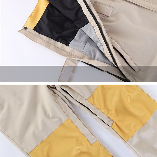 Pantalones de Esquí Impermeables Bicolor para Hombre y Mujer - Image 10