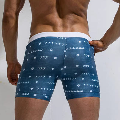 Bañador Deportivo Elástico con Estampado para Hombre - Image 8