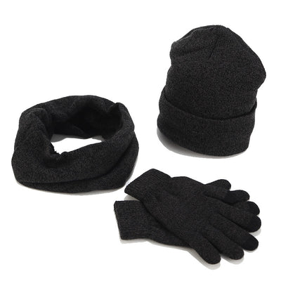 Conjunto Tejido Variegado de Gorro, Bufanda y Guantes de Lana Gruesa - Image 5