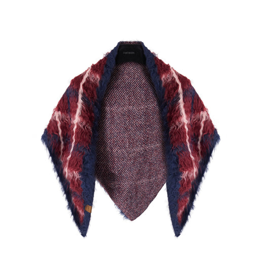 Rebozo de Algodón a Cuadros - Chal Cálido para Mujer - Image 9