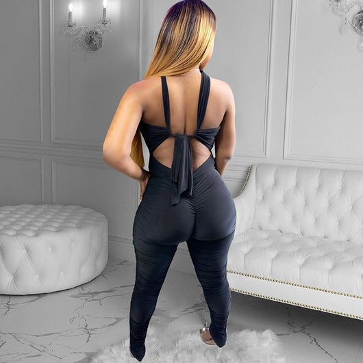 Jumpsuit Urbano Multicolor Sexy de Moda Casual - Image 5