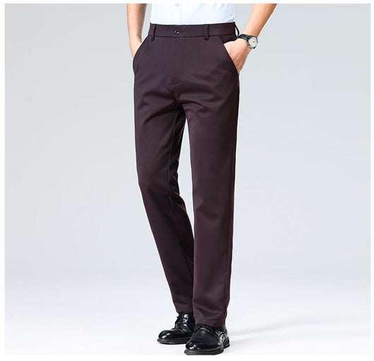 Pantalones Casuales Holgados de Corte Ejecutivo para Hombre - Image 13