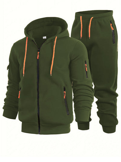 Sudadera Tipo Cardigan para Hombre con Cierre y Bolsillos en los Brazos - Image 17