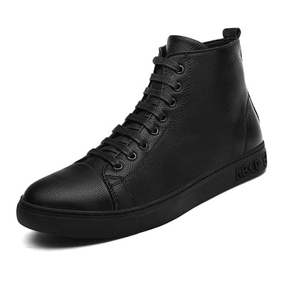 Tenis Altos Negros Talla Grande para Hombre - Image 12
