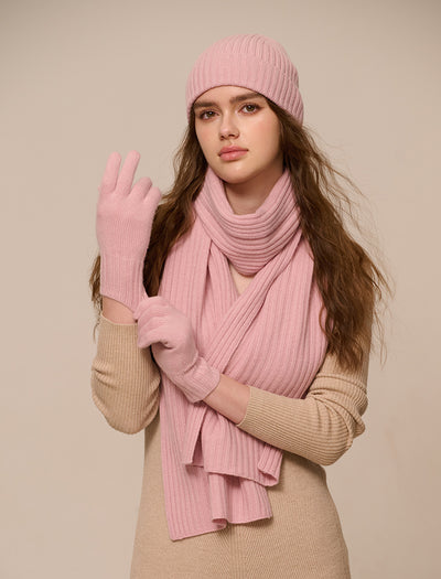 Conjunto de Abrigo Invernal: Gorro, Bufanda y Guantes en Lana para Mujer - Image 25